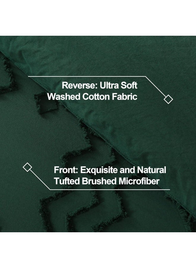 هوم توبيا طقم مفارش سرير كينج 6 قطع من Hometopia – لحاف مبطن ناعم 230×260 سم مع ملاءة مطاطية عميقة 200×200+30 سم و4 أكياس وسائد 50×75 سم – قماش مايكروفايبر مضاد للحساسية، قابل للغسل، تصميم بارز أنيق – طقم سرير فاخر لجميع الفصول مناسب للمنازل والفنادق - Image 4